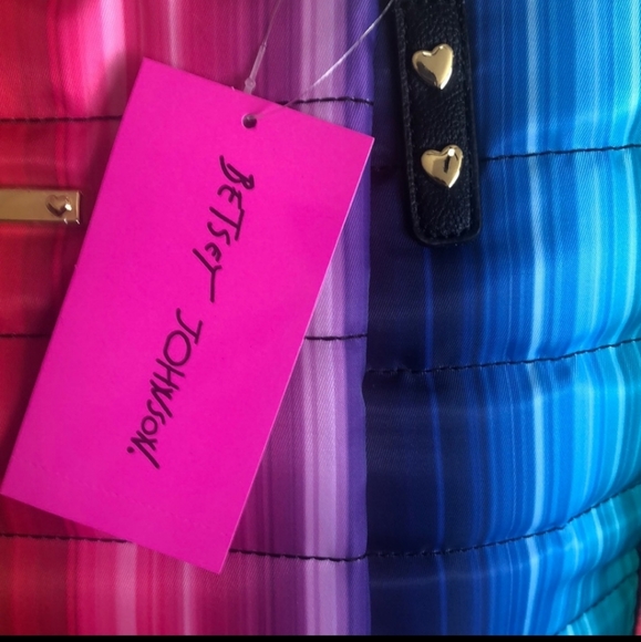 Betsey Johnson Rainbow Tote Bag - Picture 7 of 11